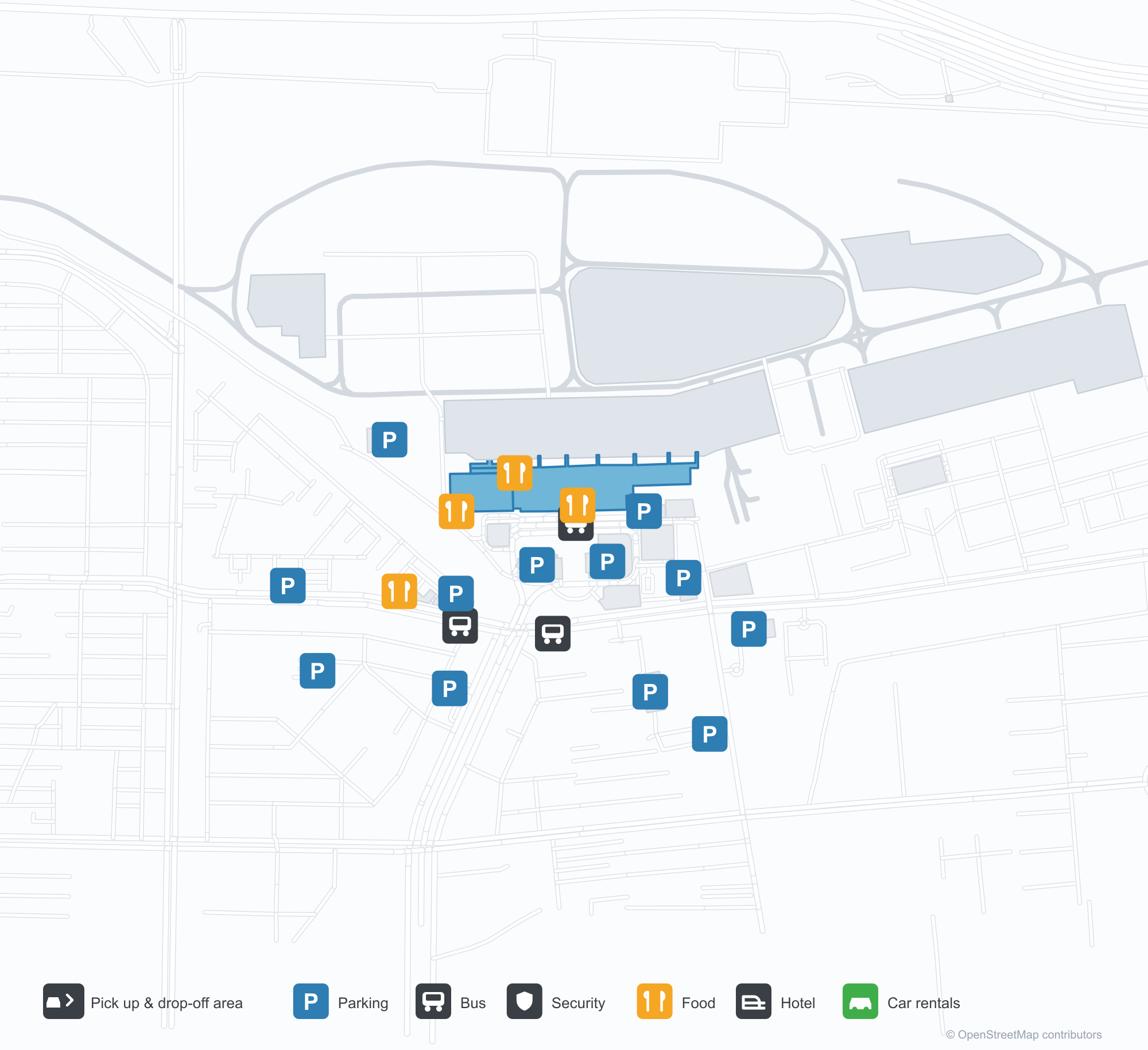 TSA Airport Terminal Map — Gates & Navigation